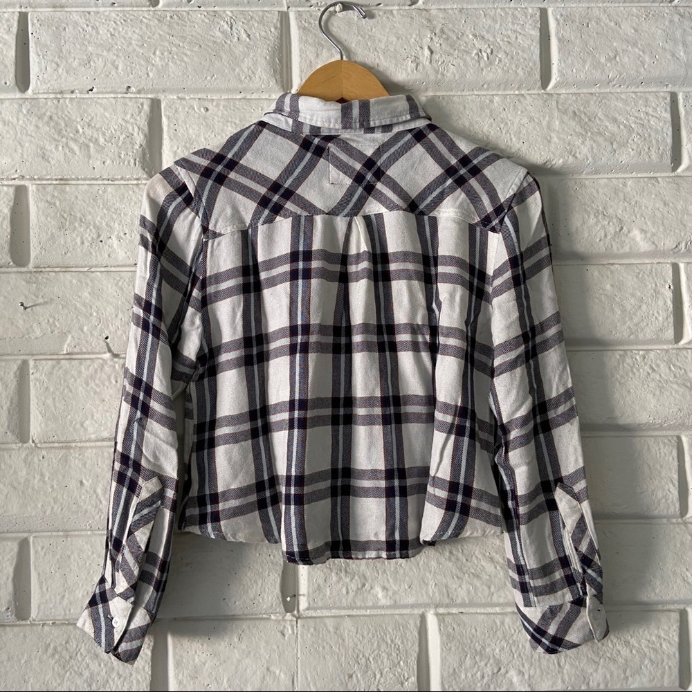Lightweight And Soft Cropped Rails Flannel - image 2